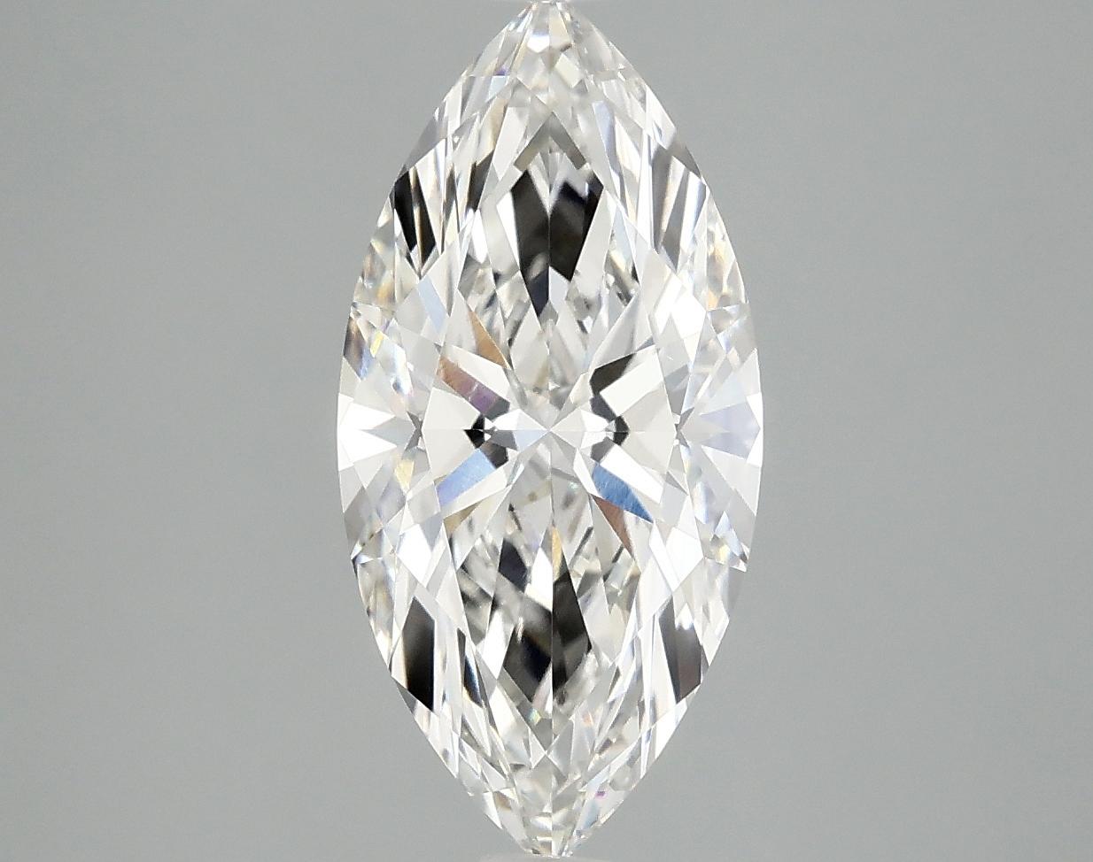 2.54 Carat Marquise Shaped Excellent Cut VS1 IGI Certified Lab Grown Diamond