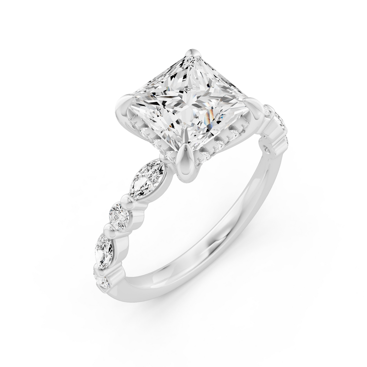 _roll_image@SKU:R1736-NADP02000004W #metal_14k-white-gold+origin_lab-grown+quality_ef-vs2+