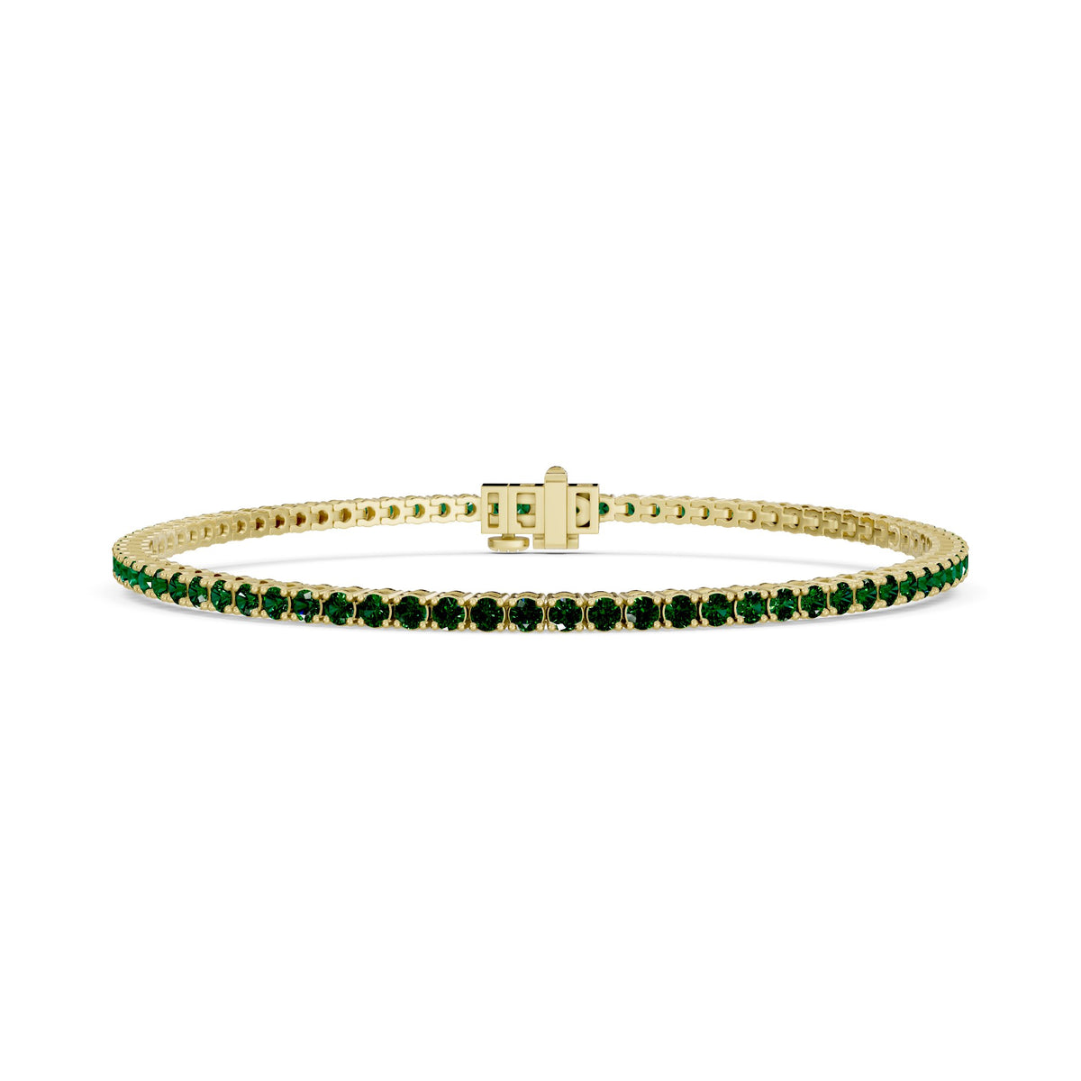 _roll_image@SKU:B2412-EMDR03000004Y #metal_silver-with-gold-vermeil+origin_lab-grown+bracelet-length-inches_7
