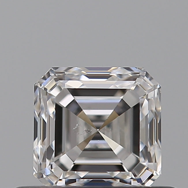 0.50 Carat Asscher Shaped Ideal Cut Si2 Gia Certified Natural Diamond