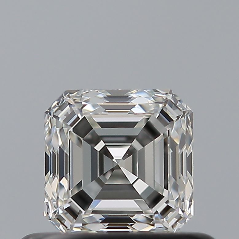 0.50 Carat Asscher Shaped Excellent Cut Vvs1 Gia Certified Natural Diamond
