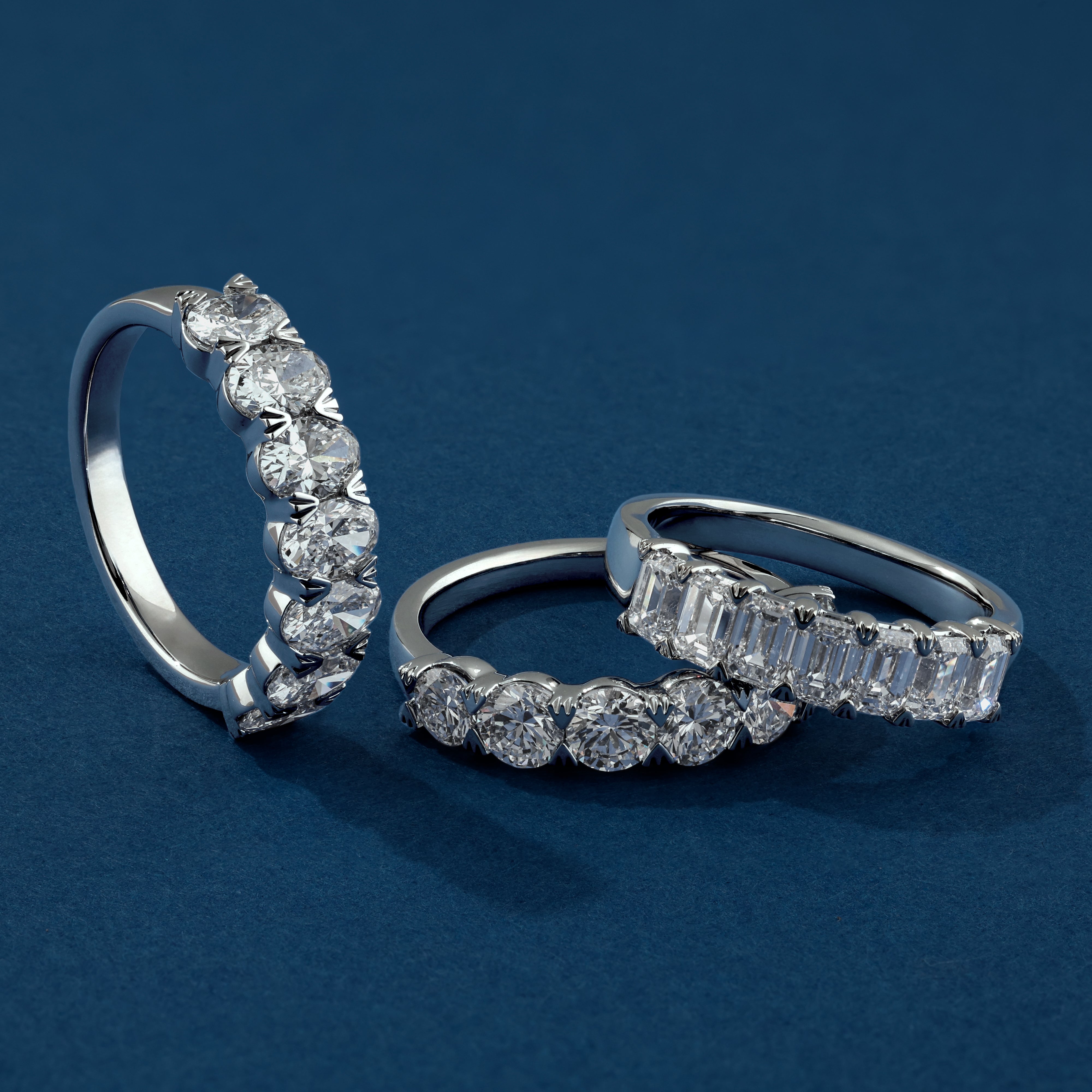 Lab Grown Diamond Wedding Bands & Wedding Rings