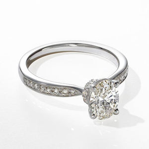 Hidden Halo Lab Grown Engagement Rings