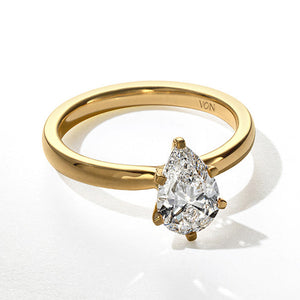 Lab Grown Solitaire Engagement Rings