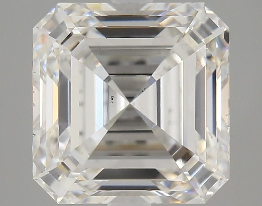 4.02 Carat Asscher Shaped Ideal Cut SI1 IGI Certified Lab Grown Diamond