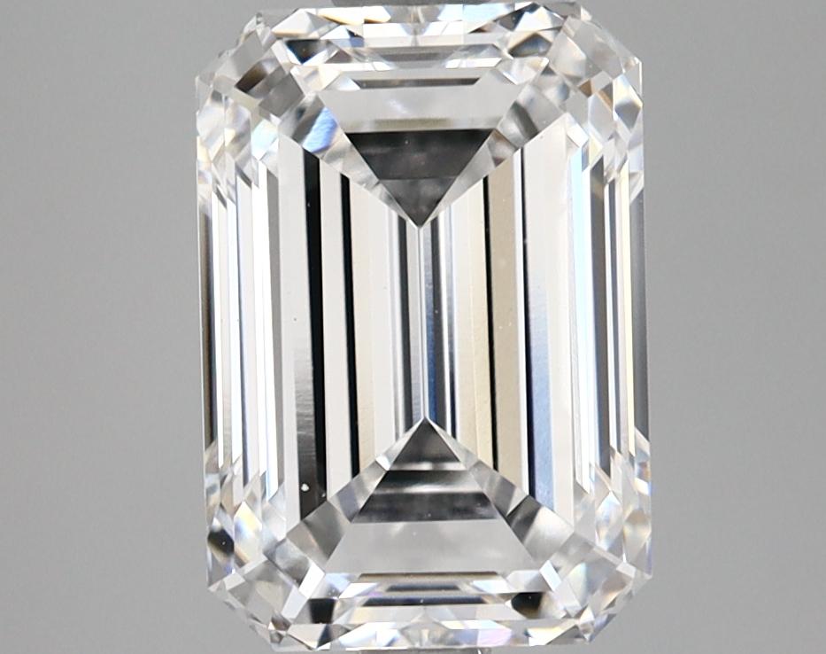3.08 Carat Emerald Shaped Ideal Cut VS1 GIA Certified Lab Grown Diamond