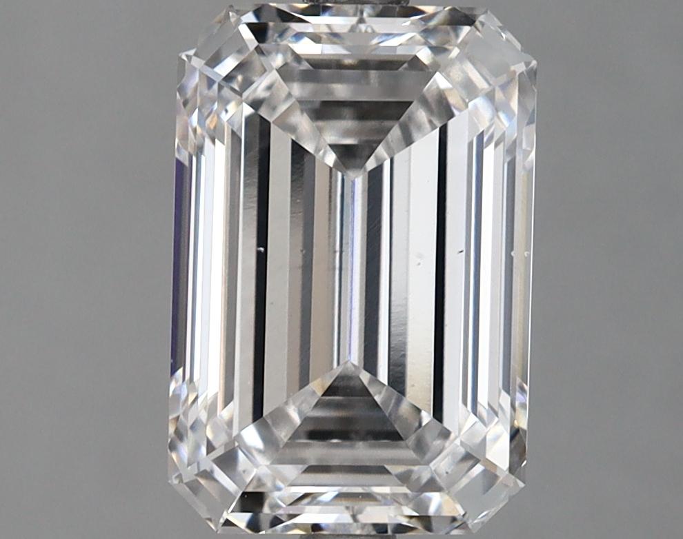 3.44 Carat Emerald Shaped Ideal Cut VS2 GIA Certified Lab Grown Diamond