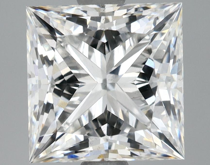 2.53 Carat Princess Shaped Ideal Cut VS2 GIA Certified Lab Grown Diamond