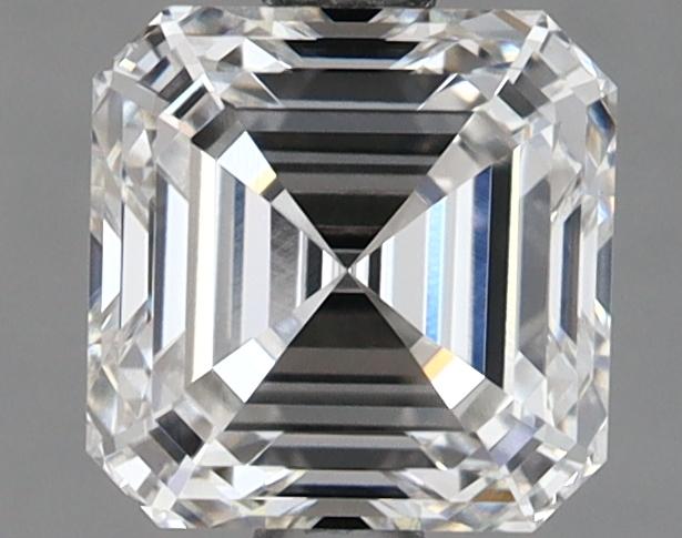 1.58 Carat Asscher Shaped Very Good Cut VVS1 GIA Certified Lab Grown Diamond