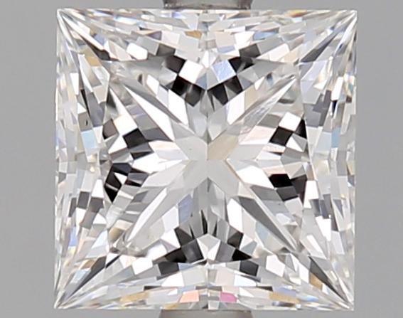 1.55 Carat Princess Shaped Very Good Cut VS2 GIA Certified Lab Grown Diamond