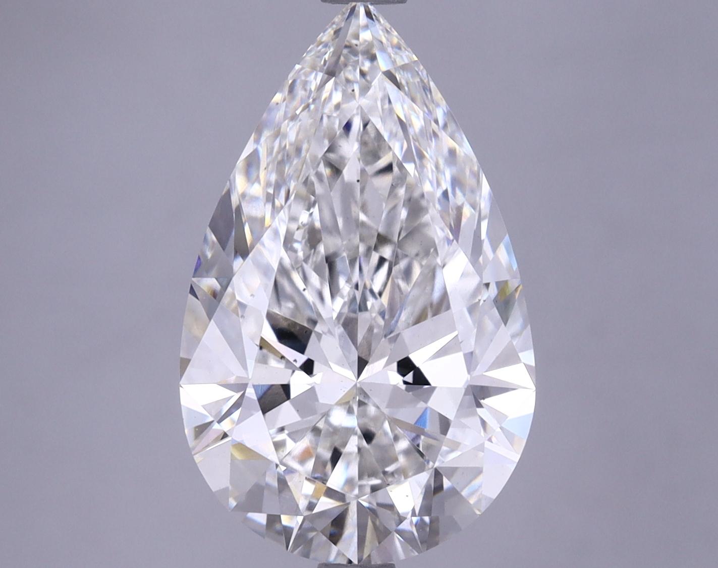 5.07 Carat Pear Shaped Ideal Cut VS2 GIA Certified Lab Grown Diamond