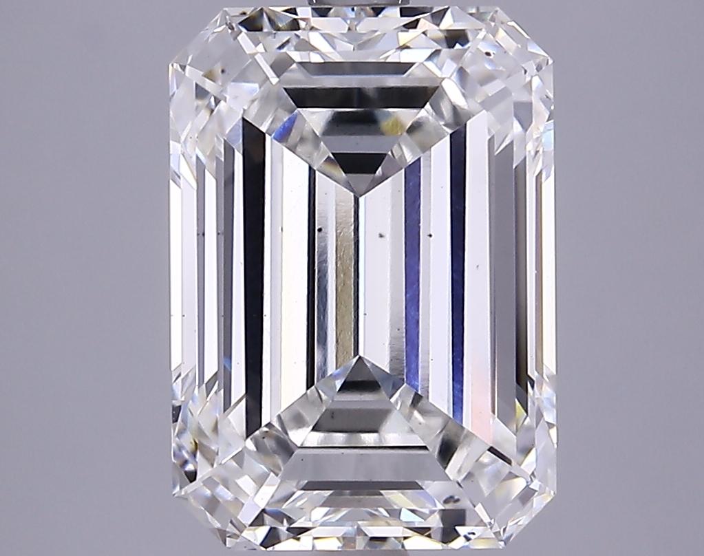 5.05 Carat Emerald Shaped Ideal Cut SI1 GIA Certified Lab Grown Diamond