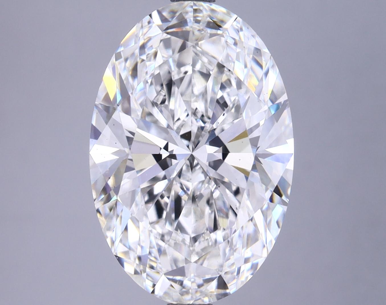 5.42 Carat Oval Shaped Excellent Cut VS2 GIA Certified Lab Grown Diamond