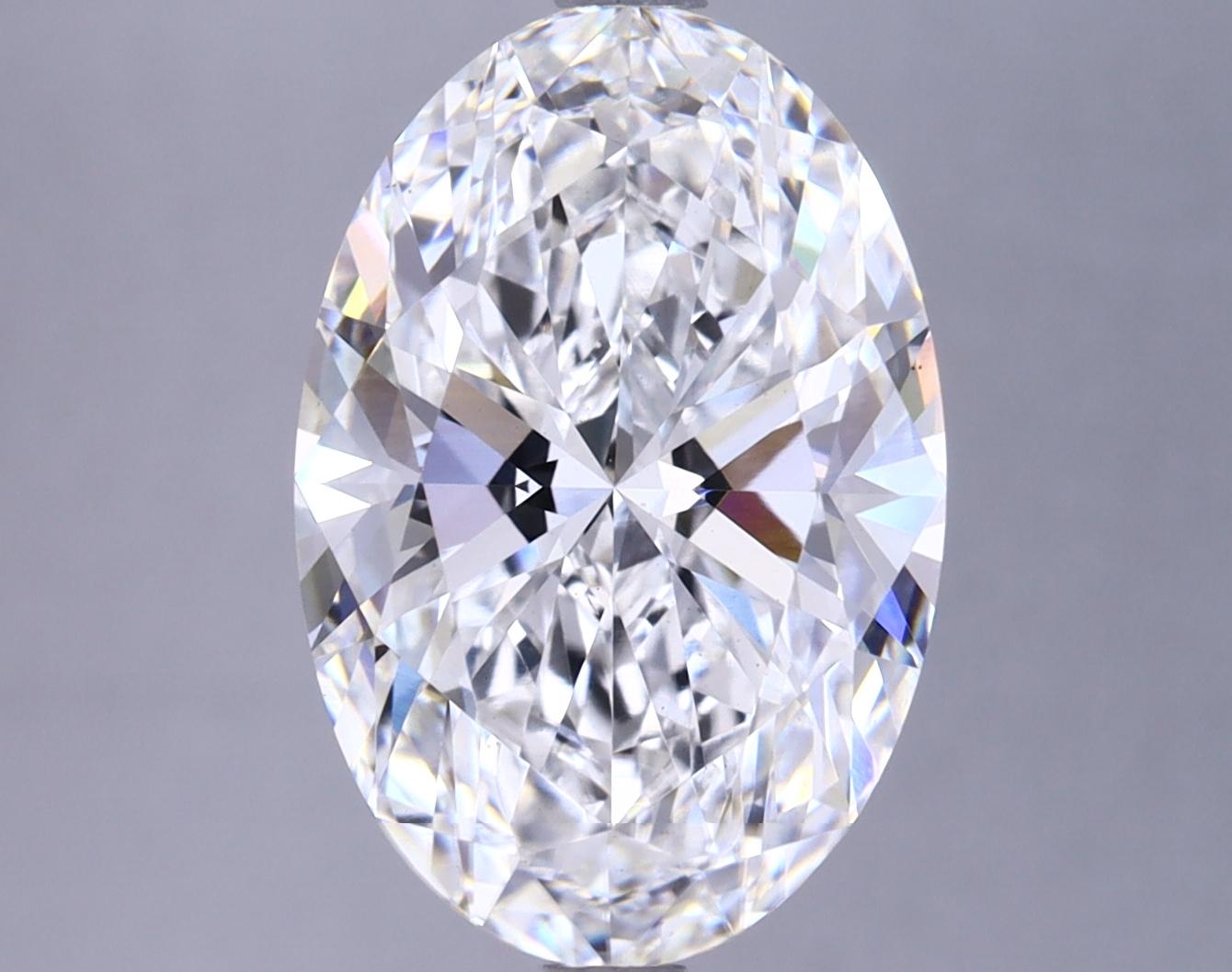 5.24 Carat Oval Shaped Excellent Cut VS2 GIA Certified Lab Grown Diamond