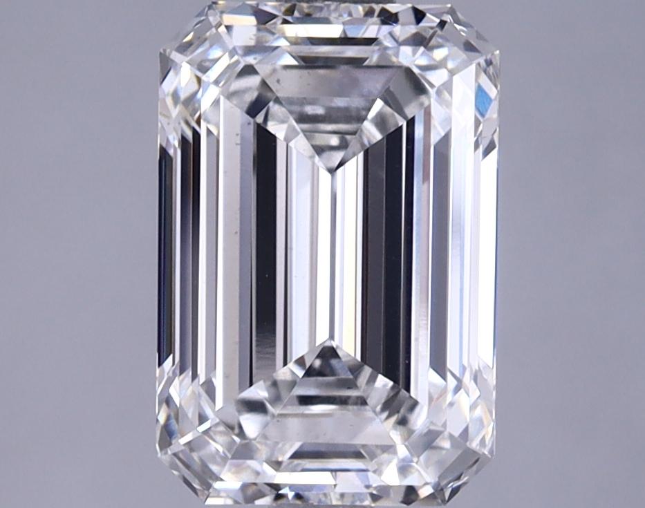 2.86 Carat Emerald Shaped Very Good Cut VS2 GIA Certified Lab Grown Diamond