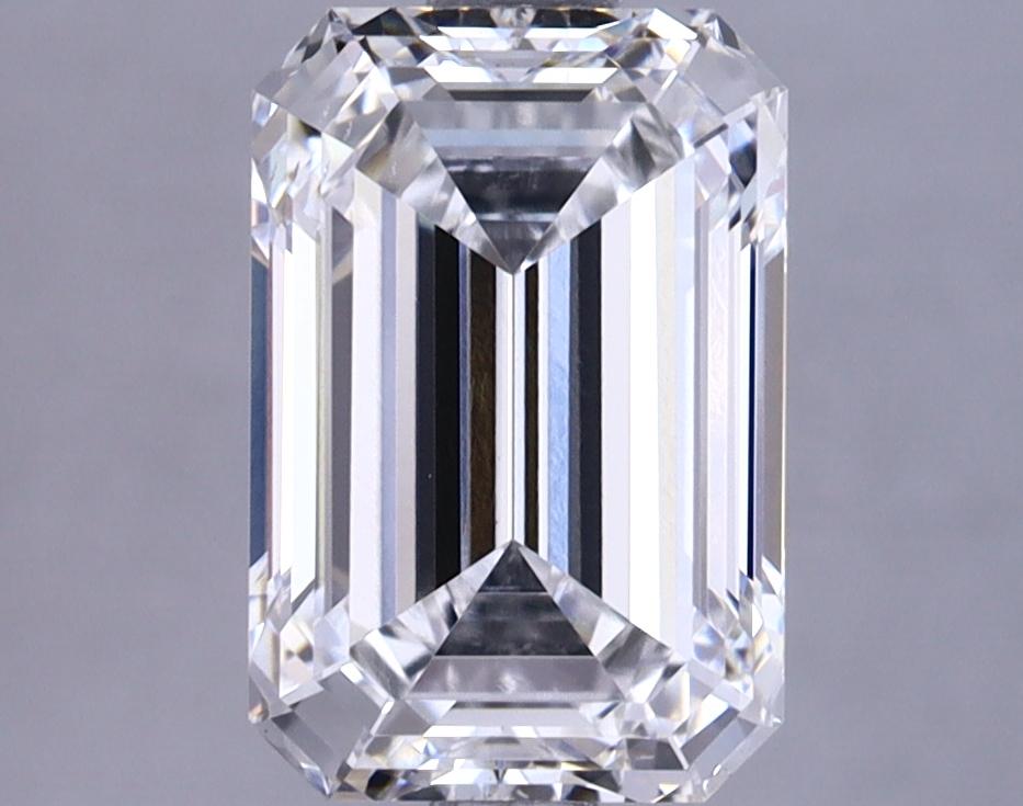 2.81 Carat Emerald Shaped Ideal Cut SI1 GIA Certified Lab Grown Diamond
