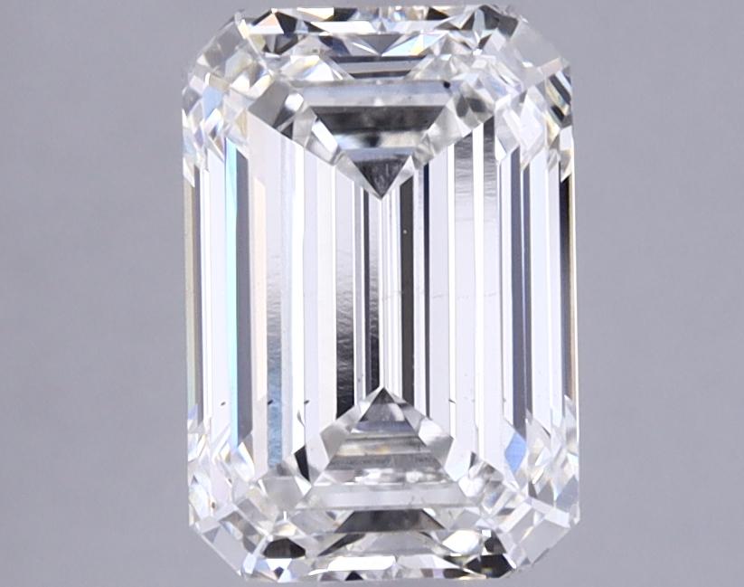 2.05 Carat Emerald Shaped Very Good Cut SI1 GIA Certified Lab Grown Diamond