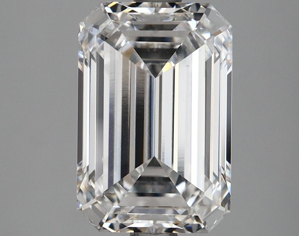 3.09 Carat Emerald Shaped Excellent Cut VS1 GIA Certified Lab Grown Diamond