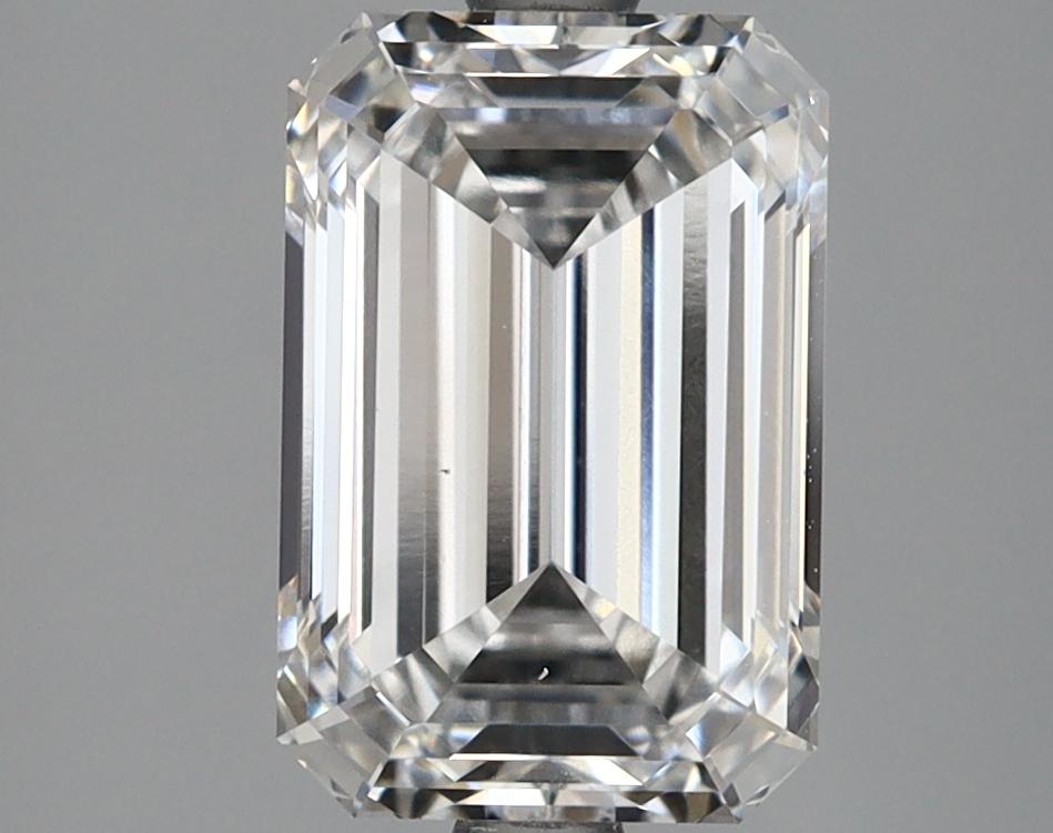 3.02 Carat Emerald Shaped Excellent Cut VS1 GIA Certified Lab Grown Diamond