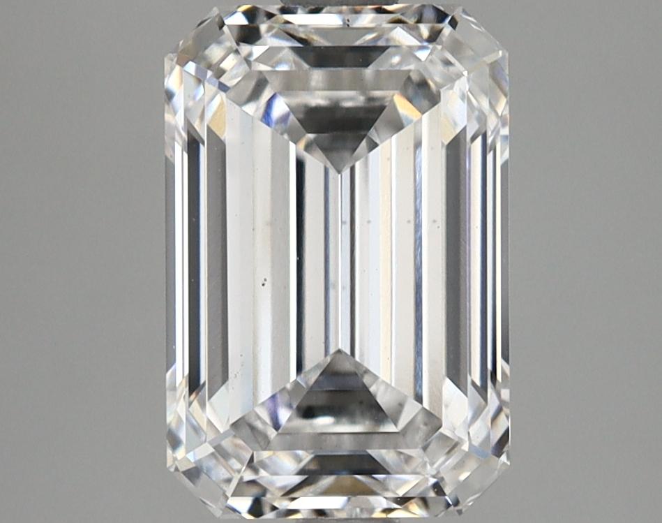3.14 Carat Emerald Shaped Excellent Cut VS2 GIA Certified Lab Grown Diamond