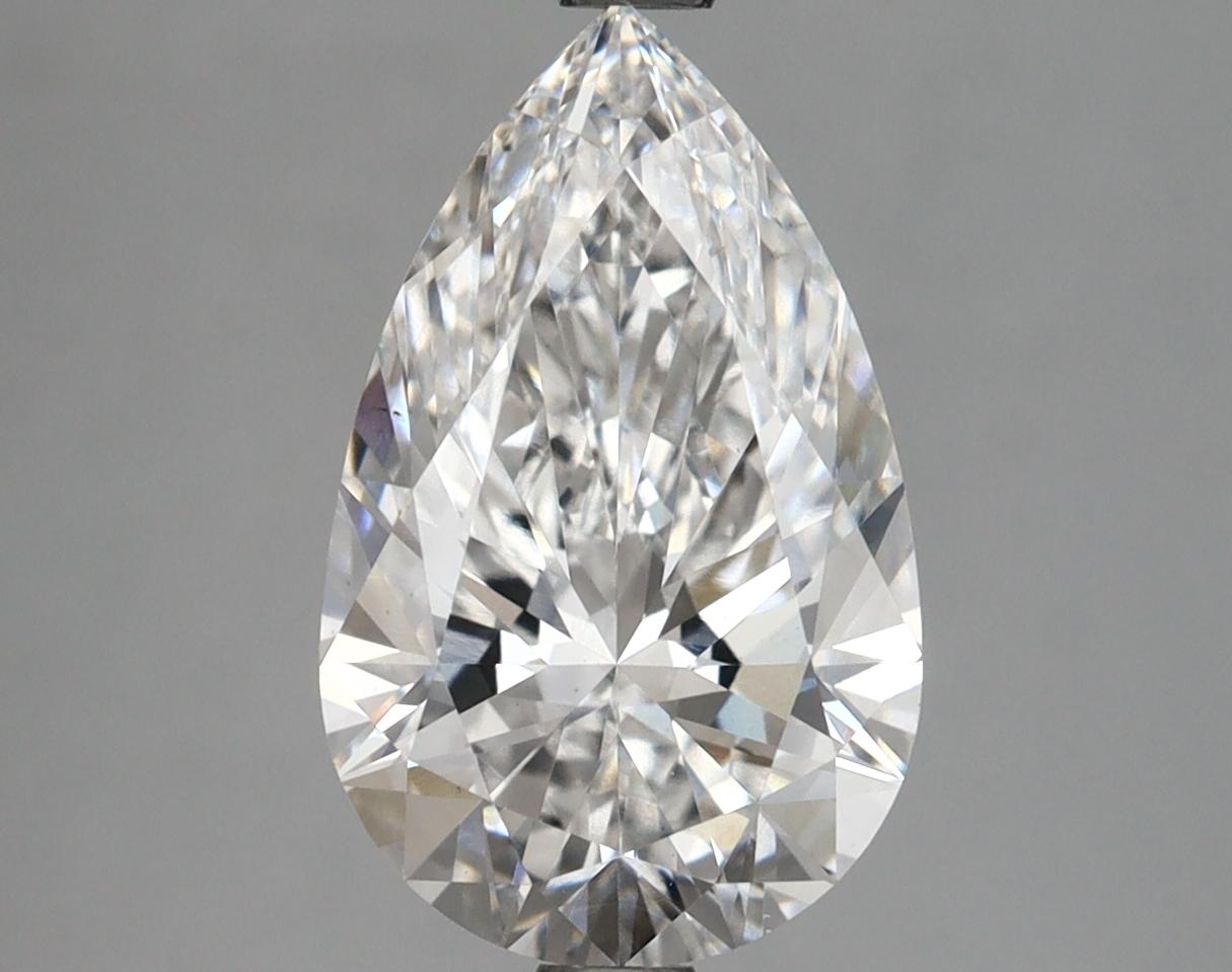 3.12 Carat Pear Shaped Ideal Cut VS2 GIA Certified Lab Grown Diamond