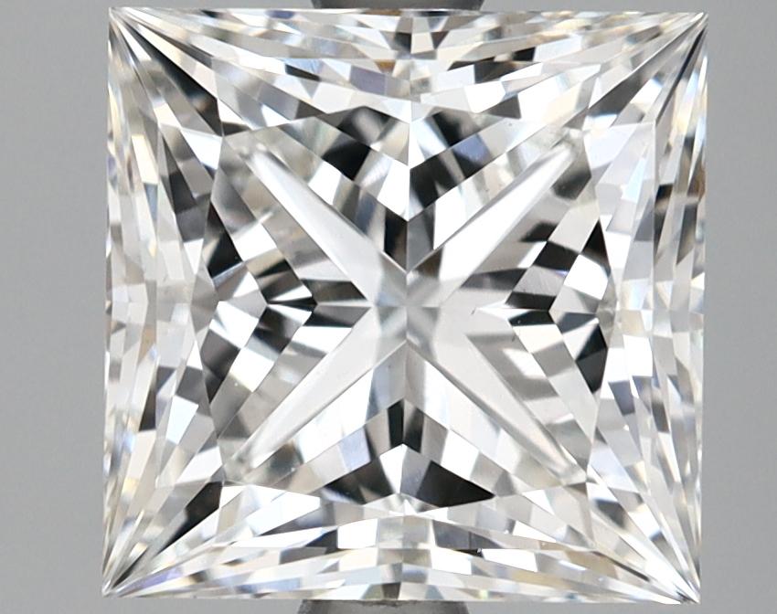 2.62 Carat Princess Shaped Ideal Cut VS1 GIA Certified Lab Grown Diamond