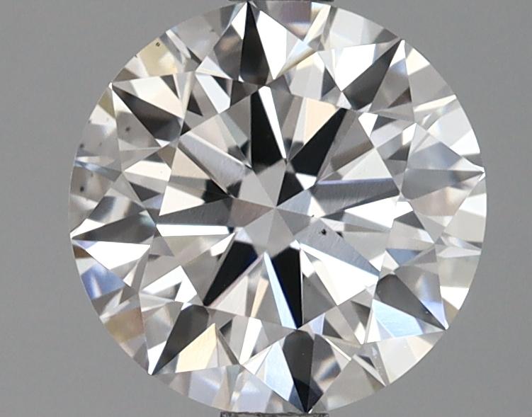 2.03 Carat Round Shaped Excellent Cut VS2 GIA Certified Lab Grown Diamond