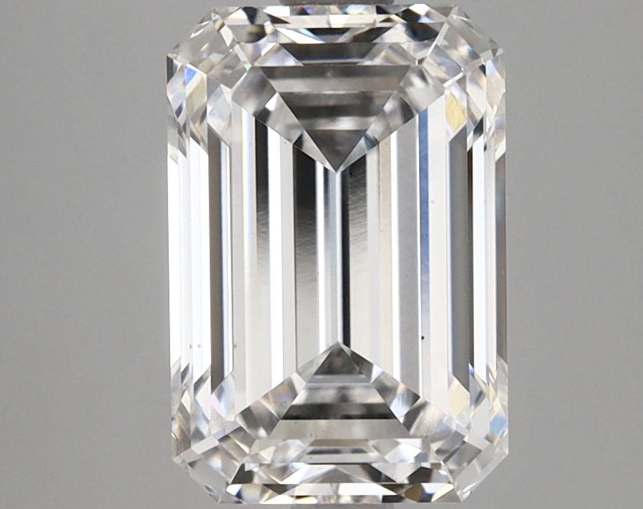 3.05 Carat Emerald Shaped Ideal Cut VS2 GIA Certified Lab Grown Diamond