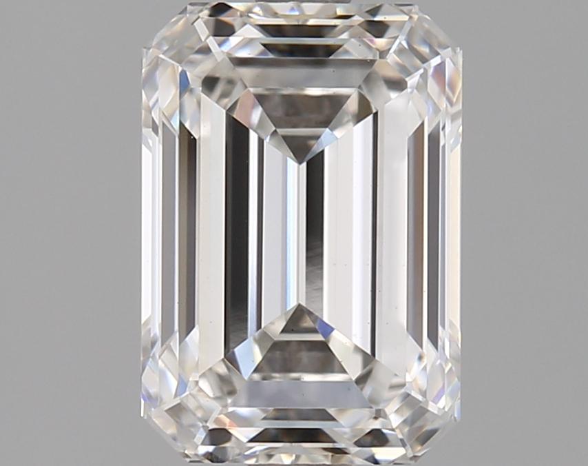 2.1 Carat Emerald Shaped Ideal Cut VS1 GIA Certified Lab Grown Diamond
