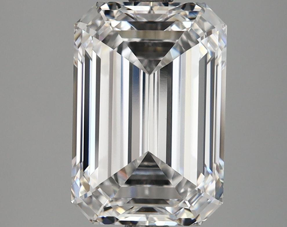 3.69 Carat Emerald Shaped Ideal Cut VS1 GIA Certified Lab Grown Diamond