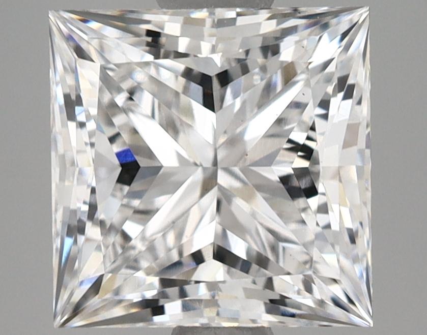 2.58 Carat Princess Shaped Very Good Cut VS2 GIA Certified Lab Grown Diamond