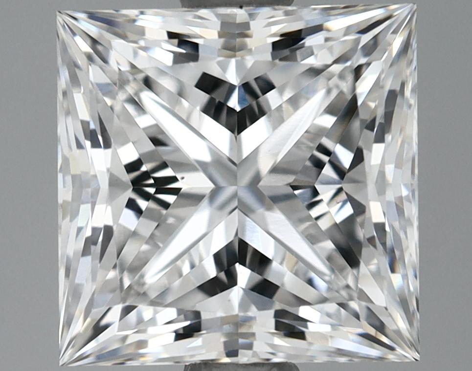 2.14 Carat Princess Shaped Ideal Cut VS1 GIA Certified Lab Grown Diamond