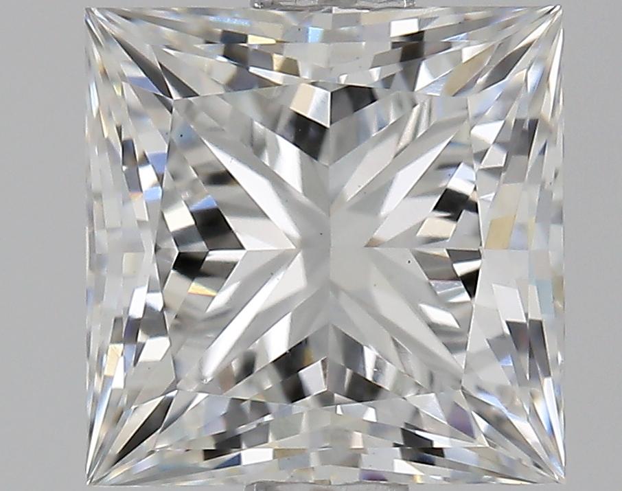 1.75 Carat Princess Shaped Very Good Cut VS1 GIA Certified Lab Grown Diamond