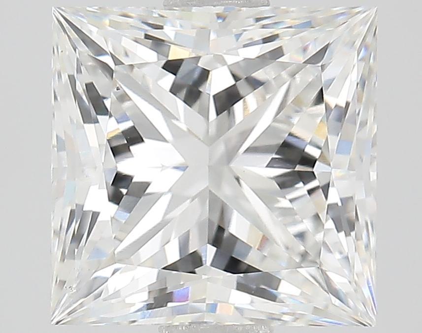 2.32 Carat Princess Shaped Very Good Cut VS2 GIA Certified Lab Grown Diamond