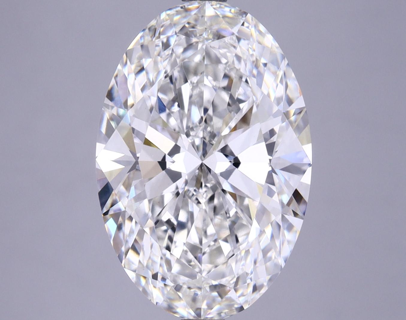 5.39 Carat Oval Shaped Excellent Cut VS2 GIA Certified Lab Grown Diamond