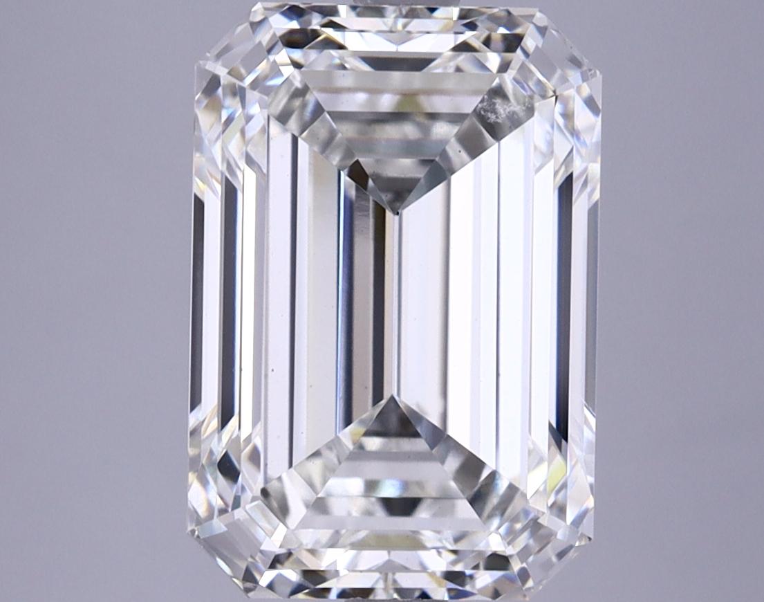 5.01 Carat Emerald Shaped Ideal Cut VS2 GIA Certified Lab Grown Diamond