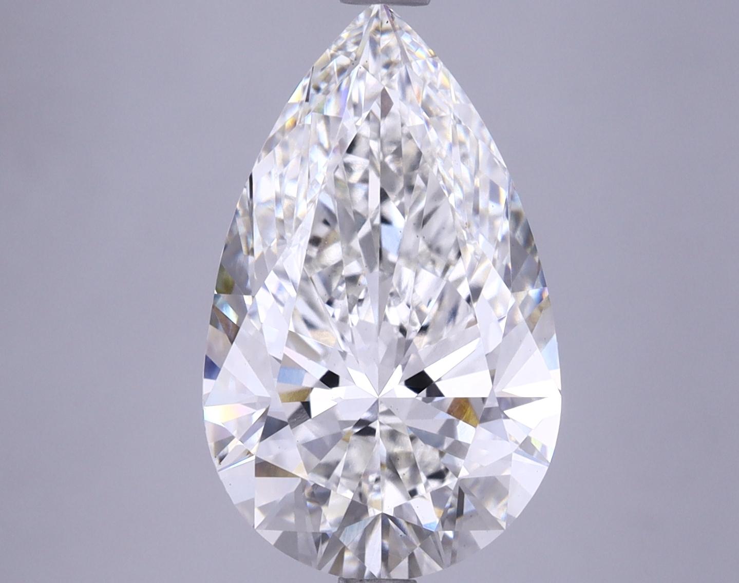 5.1 Carat Pear Shaped Ideal Cut VS1 GIA Certified Lab Grown Diamond