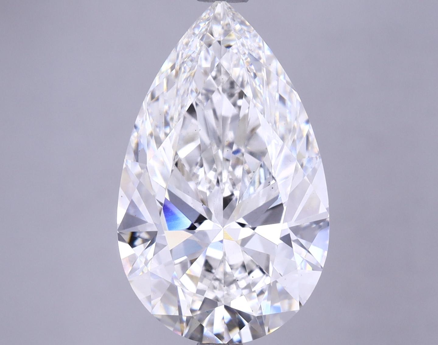 5.06 Carat Pear Shaped Very Good Cut VS2 GIA Certified Lab Grown Diamond
