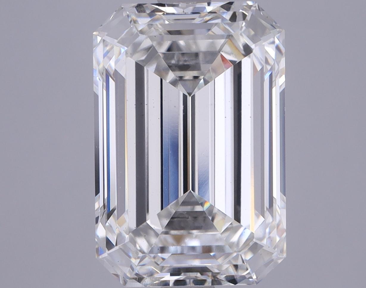 5.06 Carat Emerald Shaped Excellent Cut VS2 GIA Certified Lab Grown Diamond