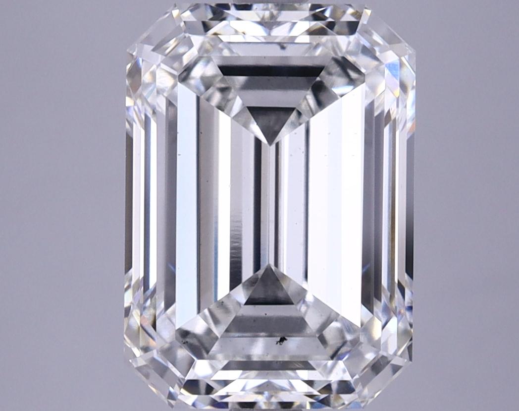 4.62 Carat Emerald Shaped Ideal Cut VS2 GIA Certified Lab Grown Diamond