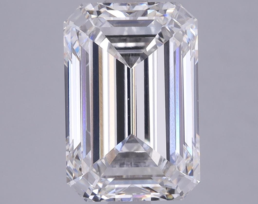 3.59 Carat Emerald Shaped Excellent Cut VVS2 GIA Certified Lab Grown Diamond