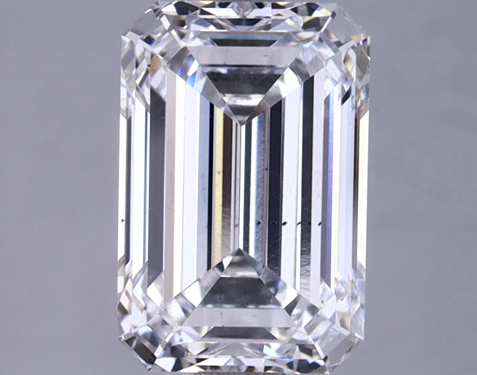 2.88 Carat Emerald Shaped Excellent Cut SI1 GIA Certified Lab Grown Diamond