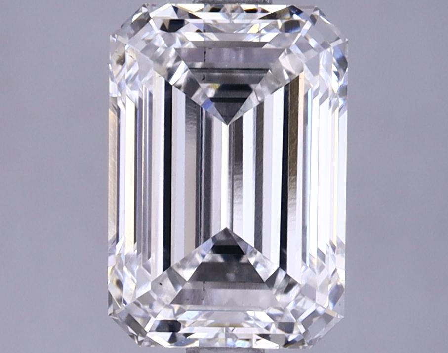 2.71 Carat Emerald Shaped Ideal Cut SI1 GIA Certified Lab Grown Diamond