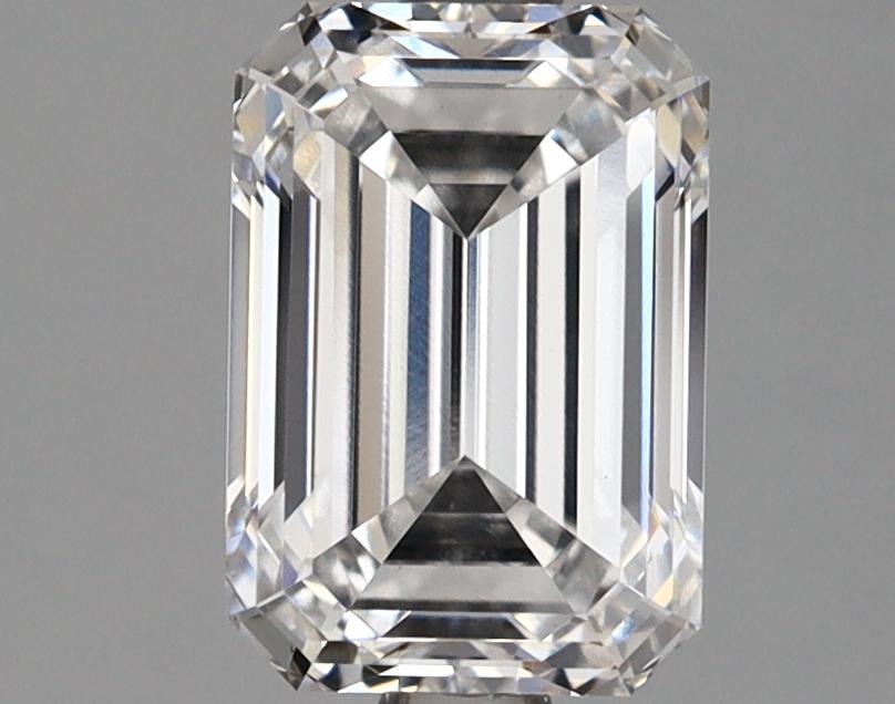 1.96 Carat Emerald Shaped Ideal Cut VS1 GIA Certified Lab Grown Diamond