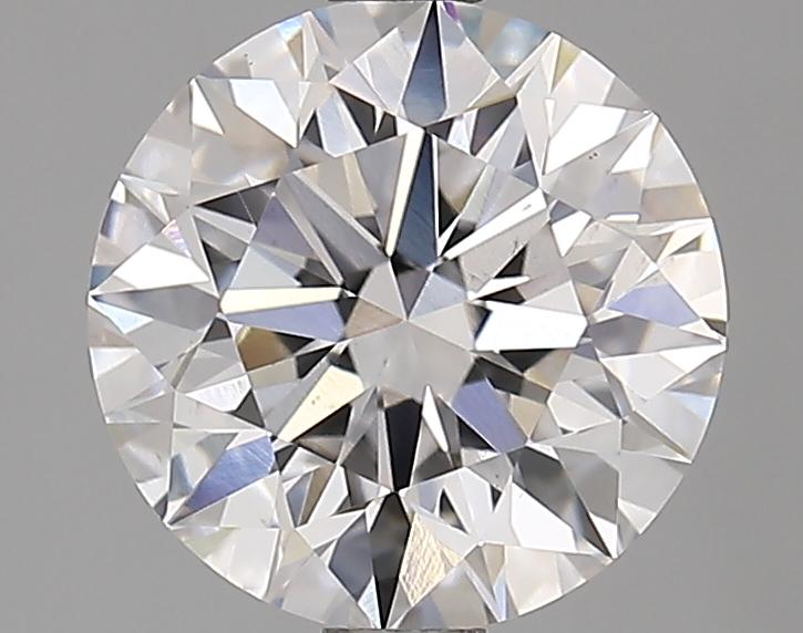 2.11 Carat Round Shaped Excellent Cut VS2 GIA Certified Lab Grown Diamond