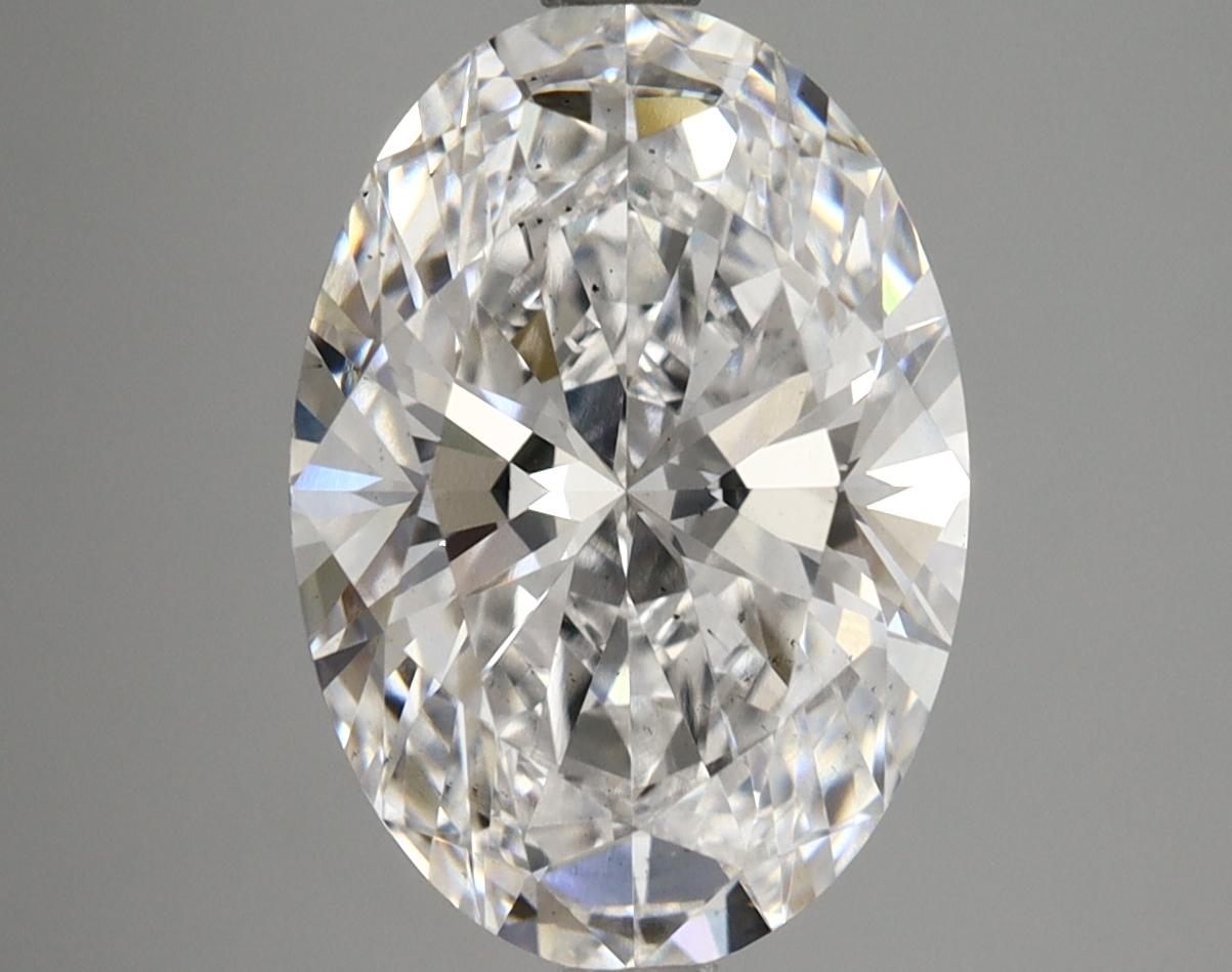 4.12 Carat Oval Shaped Ideal Cut SI1 GIA Certified Lab Grown Diamond