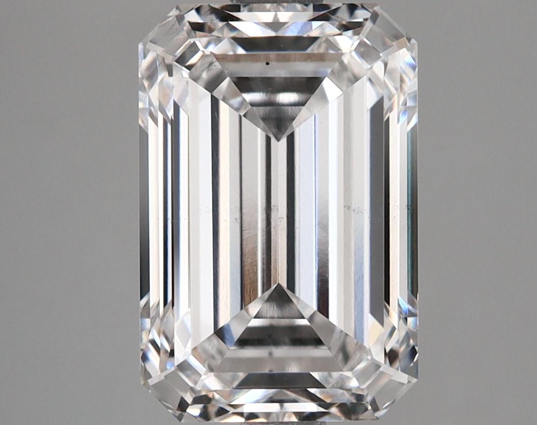 3.11 Carat Emerald Shaped Excellent Cut SI1 GIA Certified Lab Grown Diamond