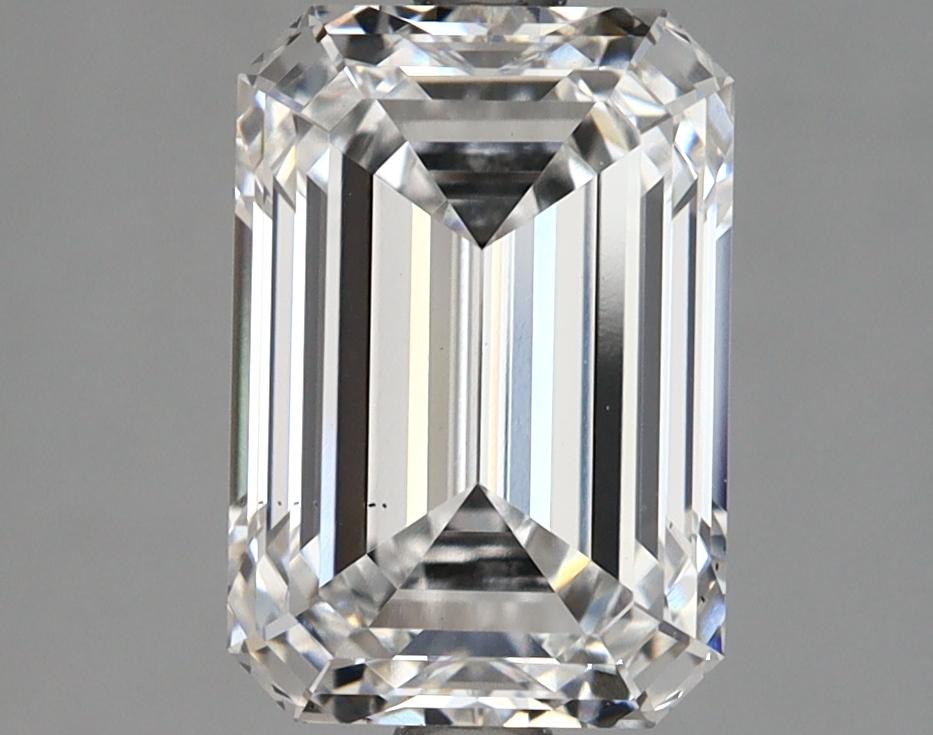 3.05 Carat Emerald Shaped Ideal Cut SI1 GIA Certified Lab Grown Diamond