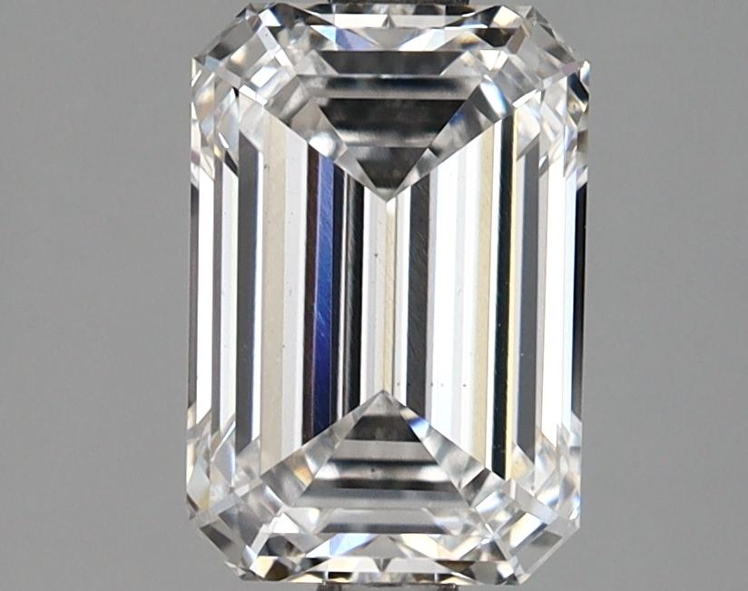 2.07 Carat Emerald Shaped Ideal Cut VS2 GIA Certified Lab Grown Diamond