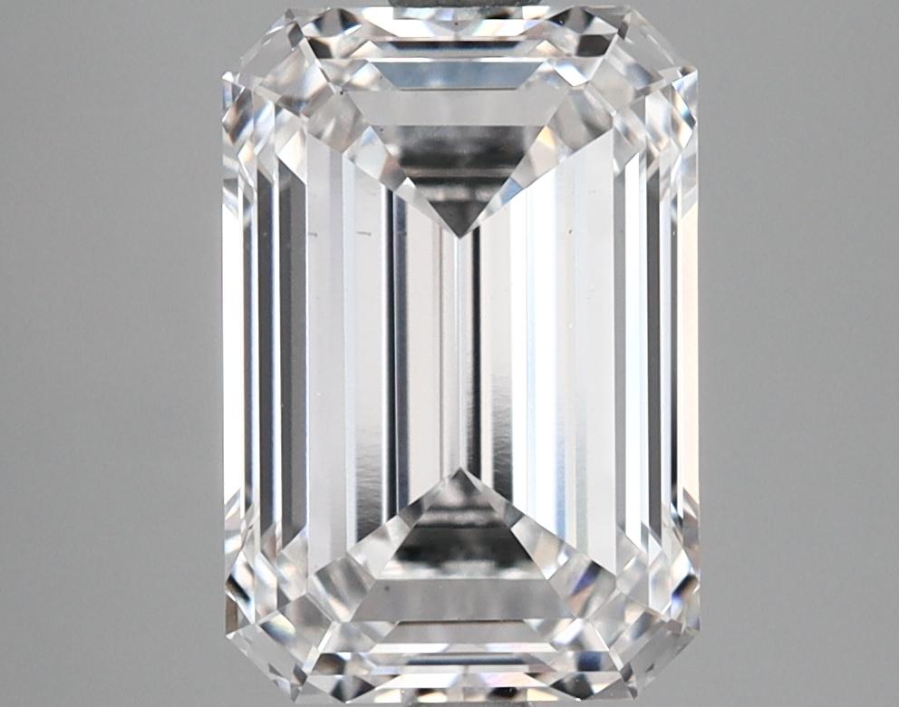 3.58 Carat Emerald Shaped Ideal Cut VS2 GIA Certified Lab Grown Diamond